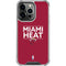 NBA Miami Heat Standard - Red iPhone 15 Pro Clear Case